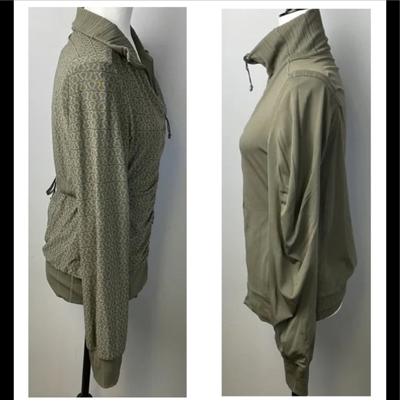Lululemon Raja Reversible Jacket Fatigue Army Green/Lululemon Logo - Picture 3 of 7